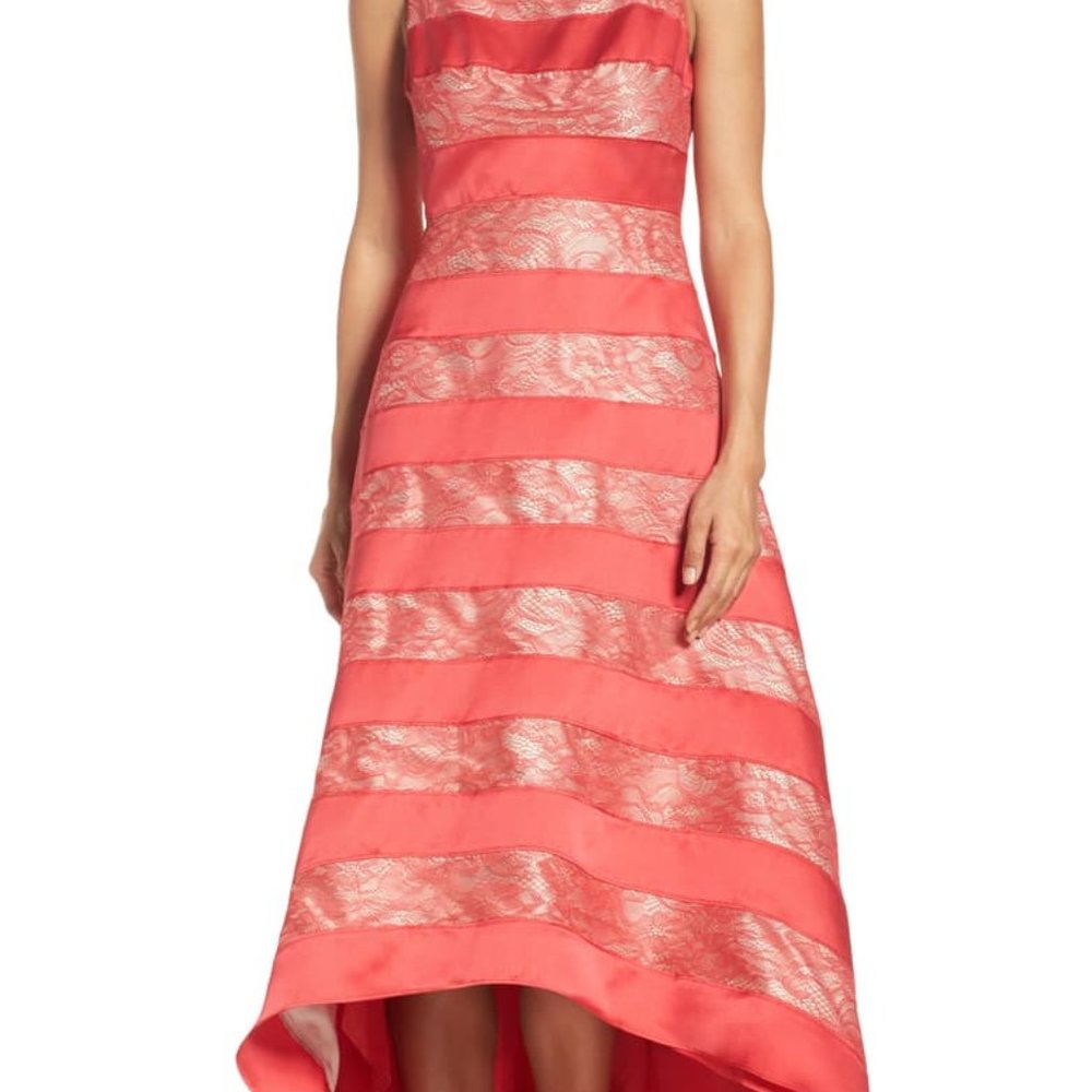 Adrianna Papell High/Low Gown